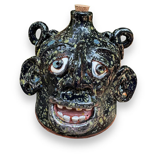 Victoria Rene Hardy 6" Speckles Face Jug DP4607
